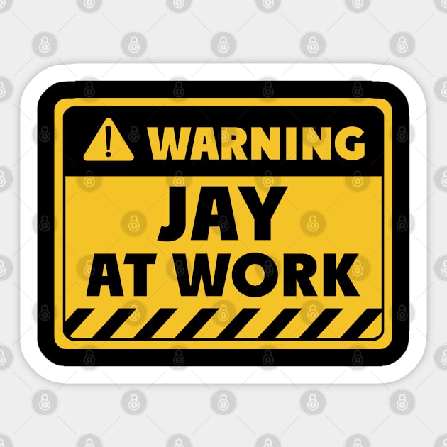 Jay at work Sticker by EriEri